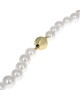 Akoya Pearl Neckalce with Wasp Nest Ball Clasp